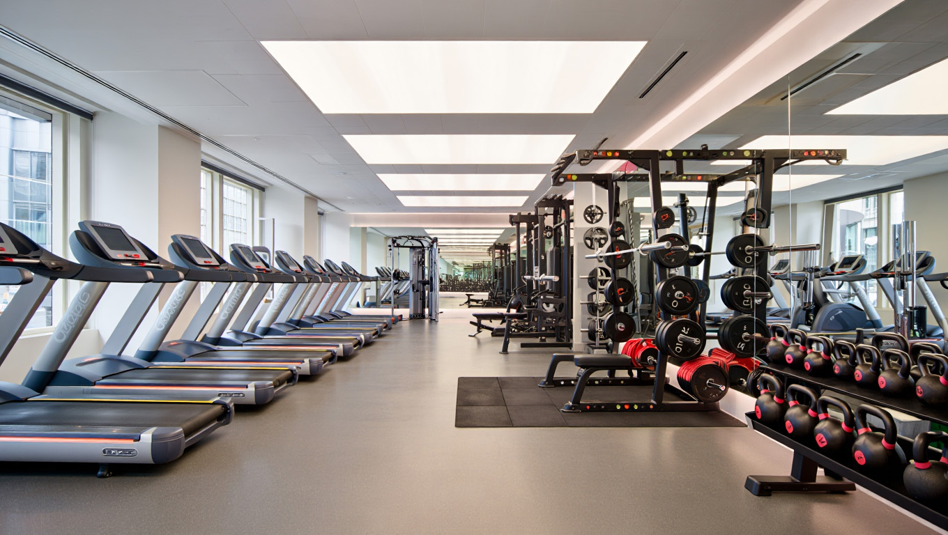 Toppmodern träningsutrustning i Halvernia gym
